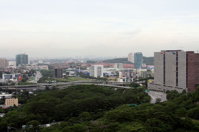 Damansara Perdana view from Block E Corner