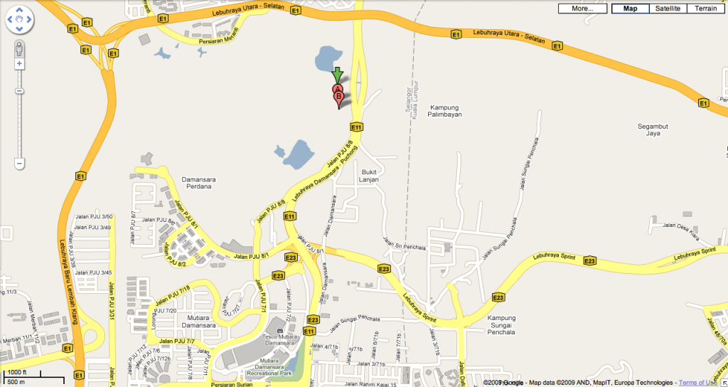 Flora Damansara on Google Maps